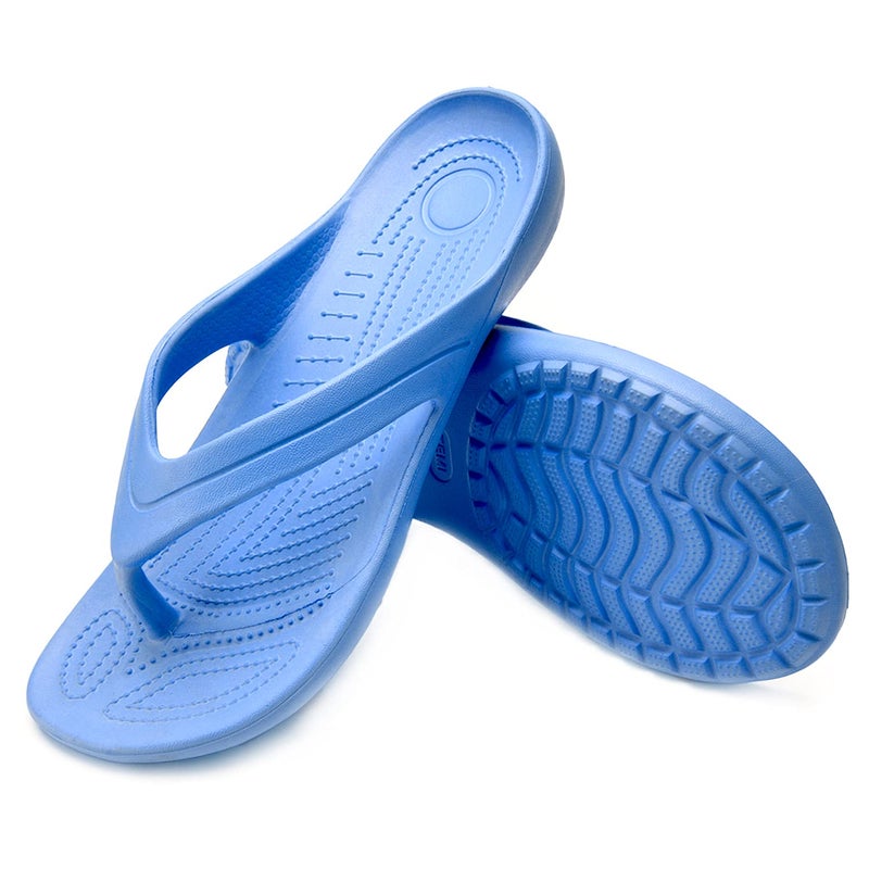 Temi Women's Flip Flops,Soft Lightweight Sandals for Women Anti Slip Casual Slippers Shower Beach Pool Bathroom Flat Slides Shoes - Image 1